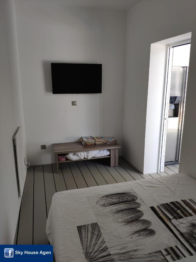 Piscine Chauffee Et Spa Jacuzzi Privatif Terrasse Sans Vis A Vis ,,,Sky House Agen,,, 외부 사진